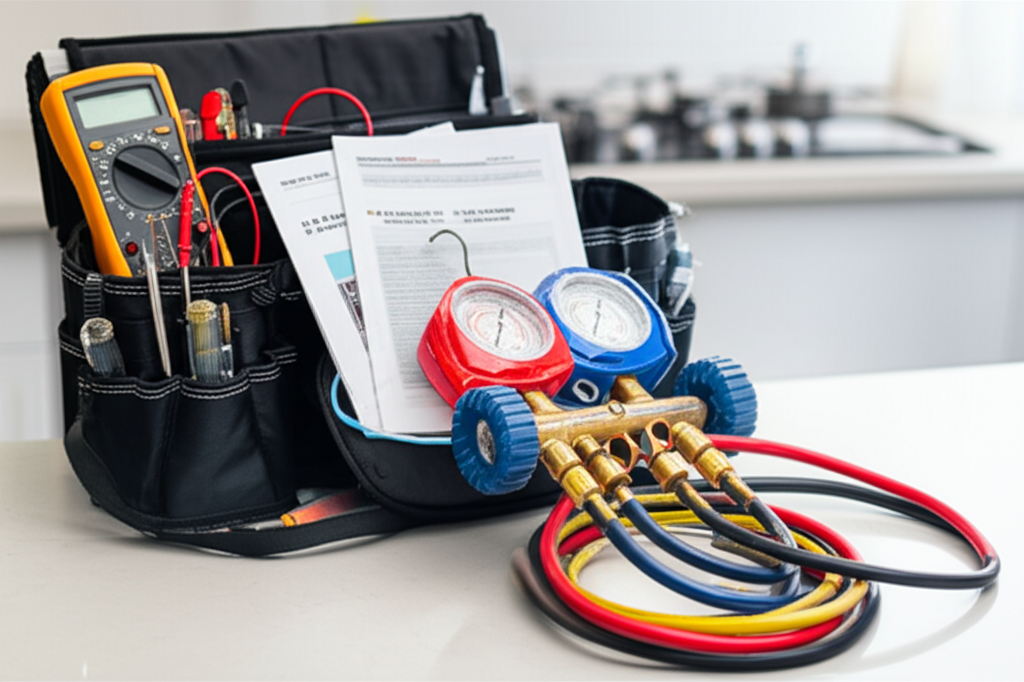 Professional appliance repair tools and equipment