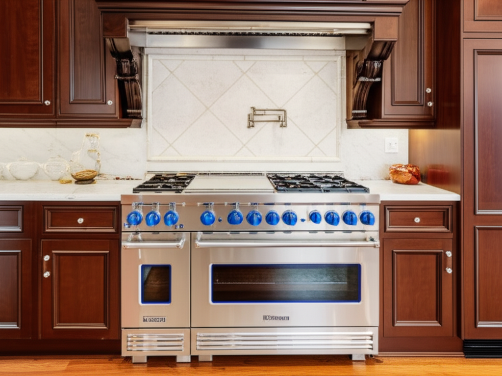 Viking Professional Range in stainless steel